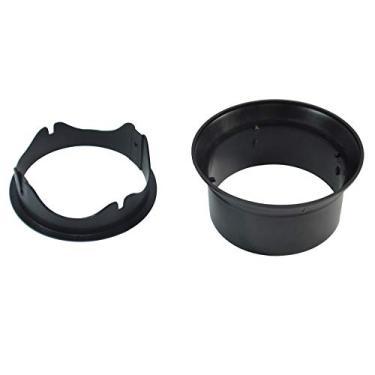 Imagem de Myard Adaptador/conector de calha PayandPack serve para tubos de drenagem de água de chuva de PVC de 15 cm (agendamento 40) (15 cm, preto)