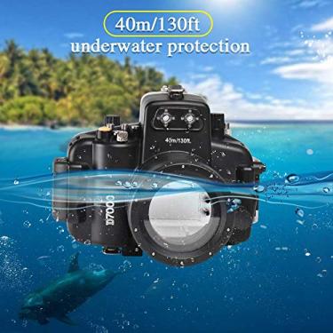 Imagem de Sea Frogs para Nikon D7000 Câmera 40 M Capa de invólucro impermeável debaixo d'água