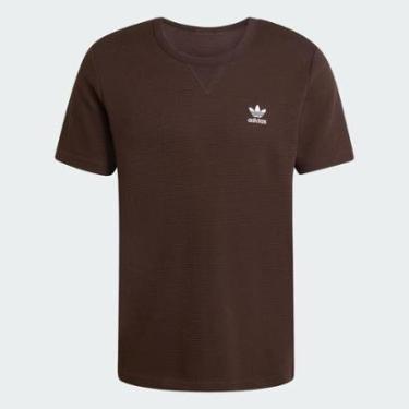 Imagem de Camiseta Waffle Trefoil Essentials Adidas Masculina-Masculino