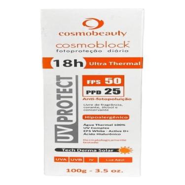 Imagem de Cosmoblock Ultra Thermal Fps 50 Protetor Solar Cosmobeauty 100g - Cosm