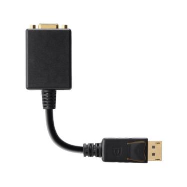 Imagem de Cabo Adaptador Conversor Vídeo Displayport Macho X Vga Fêmea