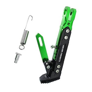 Imagem de GWH Suporte universal de motocicleta ajustável CNC modificado liga de alumínio ajustável tripé suporte suporte lateral pé suporte de pé scooter motor scooter moto motocross elétrica dit pit bike