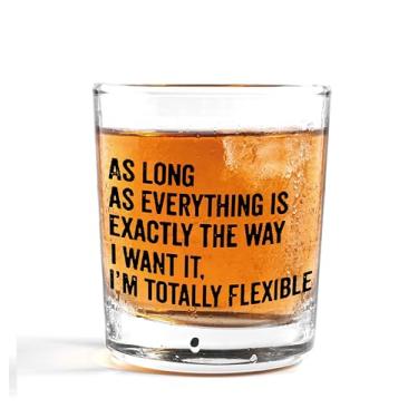 Imagem de Nogrit Copos de uísque engraçados de 290 ml, presentes sarcásticos para mulheres e homens, engraçados, desde que tudo seja exatamente do jeito que eu quero, copos de pedras à moda antiga para beber
