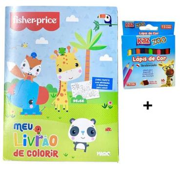 Imagem de Meu Primeiro Livro de  Atividades e Colorir Infantil Criança - Ficher 