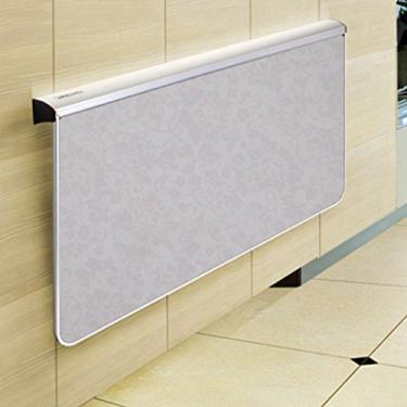 Imagem de LXB Mesa de computador para casa montada na parede - mesa de parede de madeira maciça dobrável mesa de jantar mesa de computador mesa de aprendizagem decoração de parede//A / 100 × 58 cm