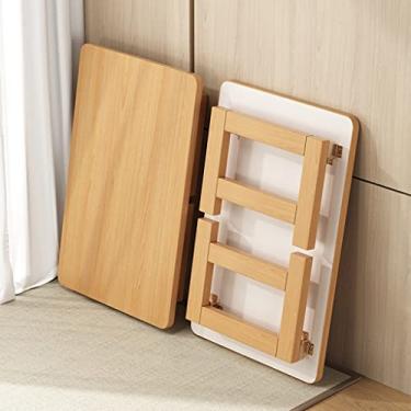 Imagem de Mesa baixa Tatami, mesa dobrável, mesa de centro para sala de estar, mesa de janela saliente, mesa de chá para sala de estar, mesa de estudante (madeira 60 x 40 x 30 cm) (madeira 60 x 40 x 30 cm)
