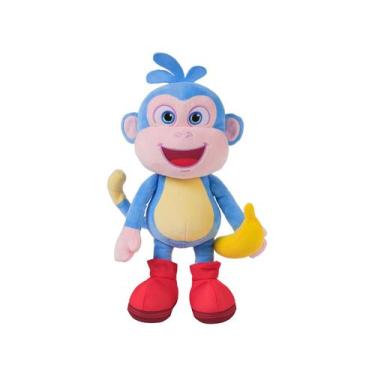 Imagem de Pelúcia Macaco Botas que Fala Sunny Brinquedos, Azul