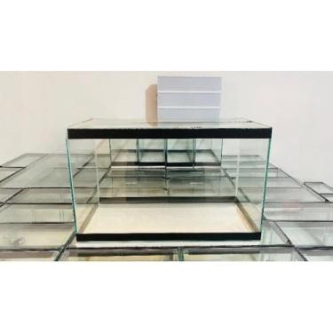 Imagem de Aquário de Peixes 20 Litros 40x20x25cm - Vidro 3mm Ideal para Peixes Ornamentais, Produto Já Montado, Prático para Casa ou Apartamento (20 litros,40x20x25)