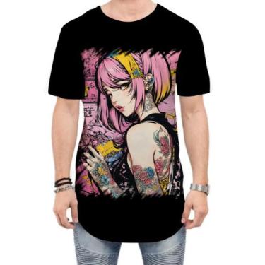 Imagem de Camiseta Longline Mulher Tatuada Tatoo Style 1 - Kasubeck Store®, P