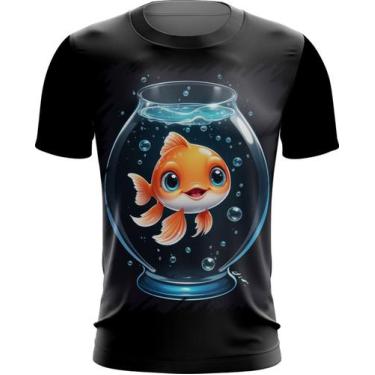 Imagem de Camiseta Dryfit Peixinho Feliz no Aquário Peixe 3 - Kasubeck Store®, B