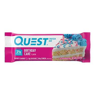 Imagem de QUEST PROTEIN BAR BIRTHDAY CAKE 12 BARRAS/60G