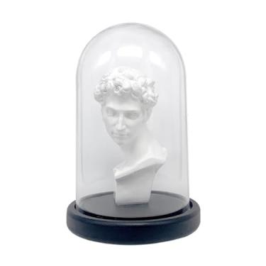 Imagem de Escultura Romana na Cúpula de Vidro Branco 22cm AD2002 BTC