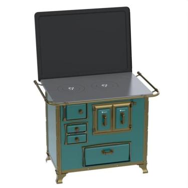 Imagem de Fogao a Lenha GII N 2 Renaissance Turquesa