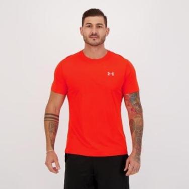 Imagem de Camiseta Under Armour Speed Stride IV Laranja-Masculino