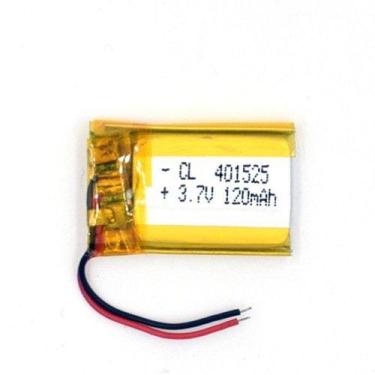 Imagem de Bateria 3,7v  Com 120mah  4mm X 15mm X 25mm Cr - bgb