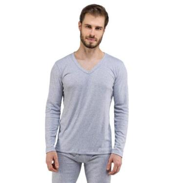 Imagem de Camiseta Masculina Canelada Bela Notte 201010 Mescla, Mescla, GG