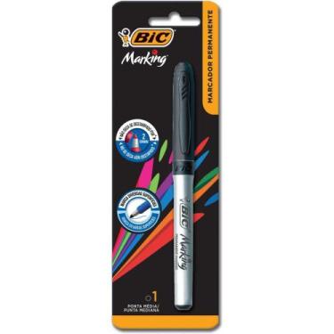 Imagem de Pincel Marcador Permanente BIC Marking 1.1MM Preto - Qualidade e Versa