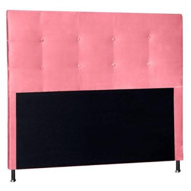 Imagem de Cabeceira Casal 140cm Cama Box Estofada Quarto Com Pés Inclusos - Dal 