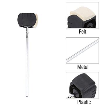 Imagem de Pedal de Tambor Baixo Batedor, Alça de Feltro Resistente, Acessório de Instrumento de Percussão para Estúdio de Prática de Baterista