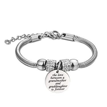 Imagem de Yonhon BFF Colar para 2/3/4/5/6 Conjunto de colar de aço inoxidável Family Friendship Puzzle Sister, Aço inoxidável, Strass