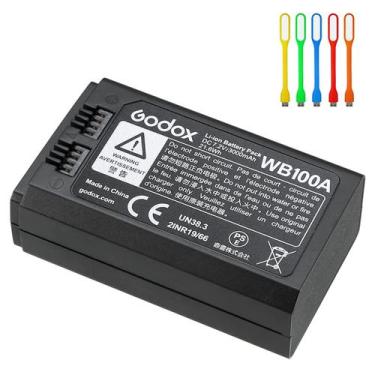 Imagem de Bateria de Lítio de Reposição GODOX WB100/WB100A - 7.2V 3000mAh