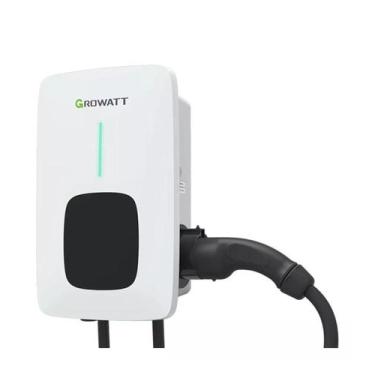 Imagem de Carregador veicular wallbox growatt ac 7kw wifi cabo 5m mono