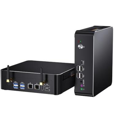 Imagem de msecore Mini Pc I9, 32 Gb De Ram, Ssd De 1 T, Computador De Mesa Com Core I9-9880H (Até 4,8 Ghz), 2 Hdmi, 1 Dp, Tela Tripla, 4K A 60 Hz, Lan Dupla 2,5 G, Óptico, Usb-C, Wi-Fi 6E, Bluetooth 5.3, Win