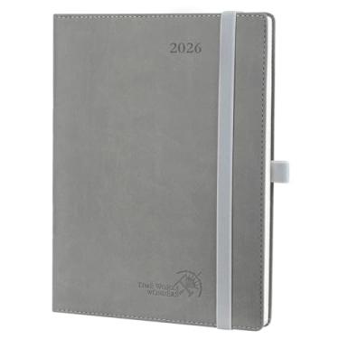 Imagem de POPRUN Agenda 2026 (Médio - 16,5" x 21,5 cm) - Calendário semanal 2026 (janeiro de 2026 - dezembro de 2026) com horários horários, agenda semanal/mensal para gerenciamento de tempo - capa macia de