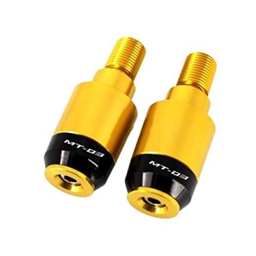Imagem de Extremidades de manoplas de guidão de motocicleta, tampas de extremidade de manoplas, acessórios deslizantes de peso para MT 03 FZ MT03 FZ03 MT-03 2015-2022