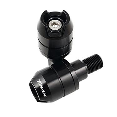 Imagem de Extremidades de manoplas de guidão de motocicleta, tampas de extremidade de manoplas, acessórios deslizantes de peso para T-MAX 500 TMAX 530 560 TMAX560 2006-2020 2021 (não para 2022)