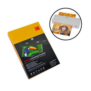 Imagem de Plásticos para Laminação Kodak 110x160mm Brilhante 80 mícrons