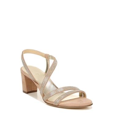 Imagem de Naturalizer Sandália feminina Vanessa2 com strass enfeitada com tiras de salto, Barely Nude, 9.5 Wide