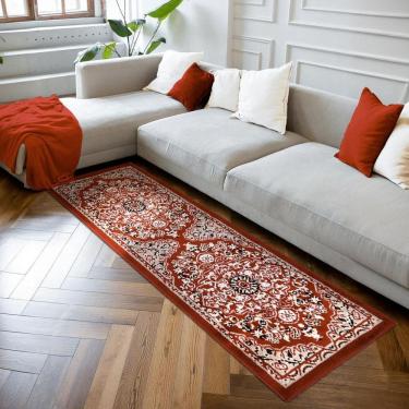 Imagem de 1 Tapete Passadeira Sala Sofá Corredor 57X180 Js Re Ate M10