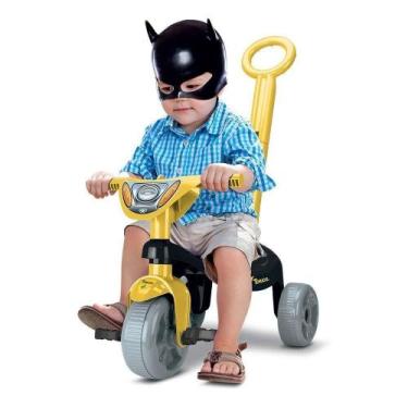 Imagem de Triciclo tchuco herois morceguinho c/ haste 0603 - SAMBA TOYS