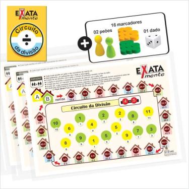 Imagem de Jogo de Tabuada Circuito da Divisão - Ludus Pedagogia
