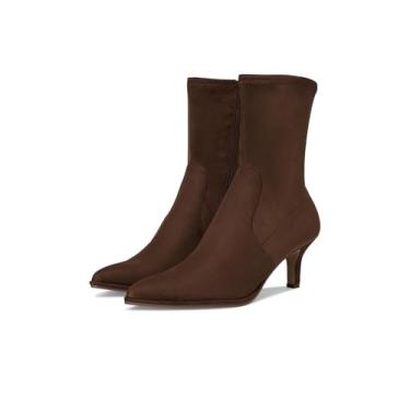 Imagem de Dolce Vita Bota feminina Amara no tornozelo, Marrom escuro, 42