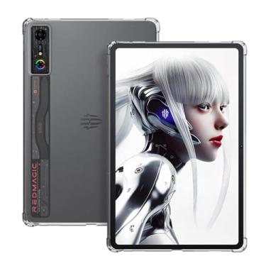Imagem de Capa para tablet gamer RedMAGIC Nova 10,9 polegadas, transparente, ultratransparente, flexível e flexível, capa traseira de TPU para ZTE Nubia RedMAGIC Nova, antiarranhões, à prova de choque,