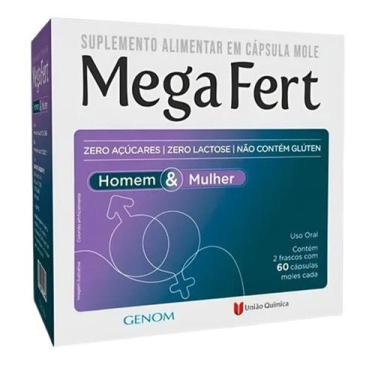Imagem de Mega Fert Homem e Mulher 2 Frascos C/60 Capsulas - União Química