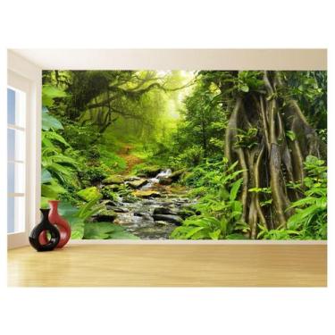 Imagem de Papel De Parede Floresta Tropical Caminho Luz 3,5M Xna225 - Você Decor