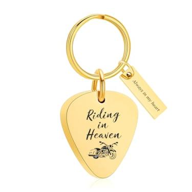 Imagem de zeqingjw Colar de urna para cinzas, pingente de urna de cremação de motocicleta, montando no céu, memorial de cinzas, joia de cremação para homens e mulheres, Aço inoxidável, Sem Pedra Preciosa