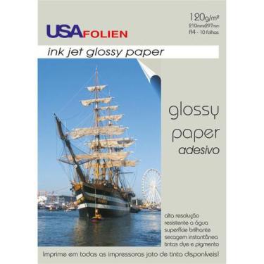 Imagem de Papel Fotografico Inkjet A4 Glossy Adesivo 120G - Planeta Brinquedos