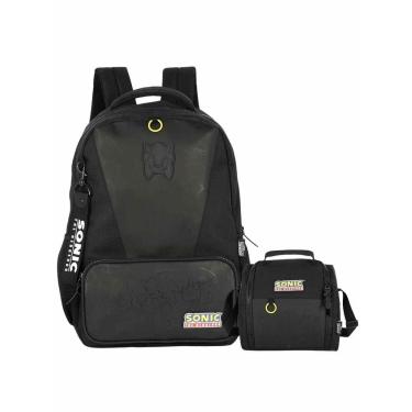 Imagem de Kit Escolar Sonic Game Mochila De Costa + Lancheira Térmica