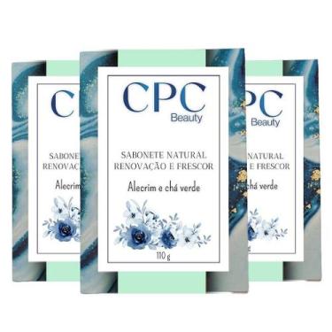 Imagem de Sabonete Natural Renovação e Frescor com Alecrim e Chá verde CPC Beaut