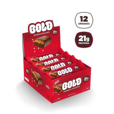 Imagem de Barra de Proteína BOLD Snacks Bombom Crocante (20g de Proteína) - Caix