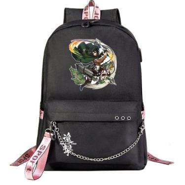 Imagem de Mochila escolar Attacks Ons Titans para crianças - yiweisai