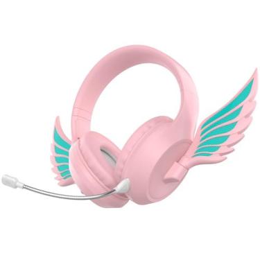 Imagem de Fones de ouvido sem fio Elf Ears Bluetooth 5.3 Kids Pink - Marca Própr