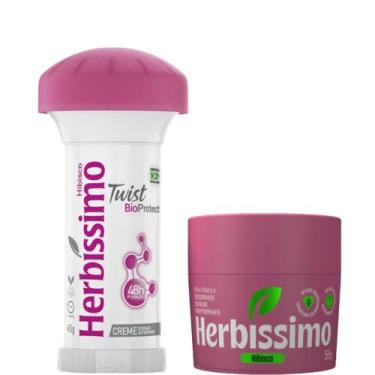 Imagem de Kit Desodorante Herbíssimo Twist + Pote Hibisco - Dana