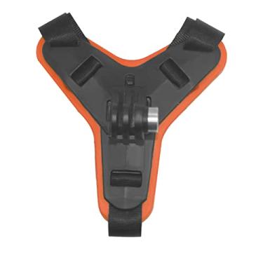 Imagem de MOOKEENONE Suporte de capacete de câmera de motocicleta para Gopro Hero 9/8/7/6 e para Insta360