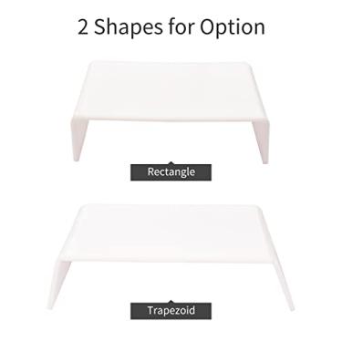 Imagem de LUGU Suporte pa acrílico Riser Universal Desktop Laptop Ergonômico Suporte Suporte izador pa Mesa Gamers Home Office Compatível com PC Laptop Multimídia Book