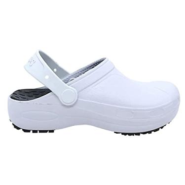 Imagem de Calçado EPI Babuche Clog Profissional Para Trabalho SoftWorks Antiderrapante CA 31.213 BB90 Branco